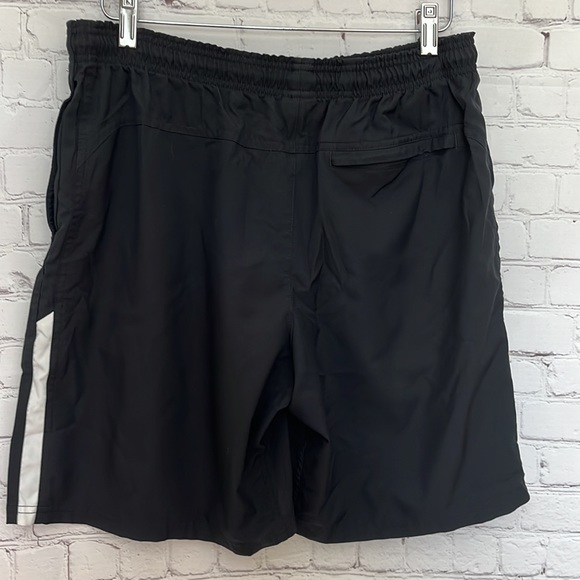 Nike Men’s Black Dri-Fit Swim Trunks Shorts Beach Swimming Size Large - Picture 5 of 7